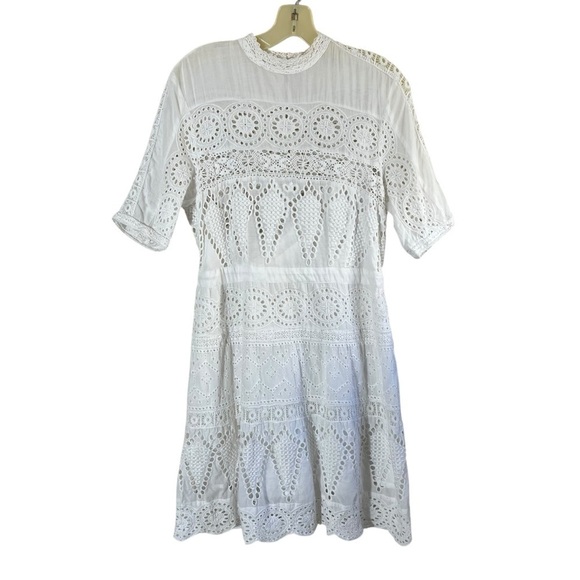 FLOREAT x ANTHROPOLOGIE Cottagecore Juliet Eyelet Lace Dress - Picture 4 of 11